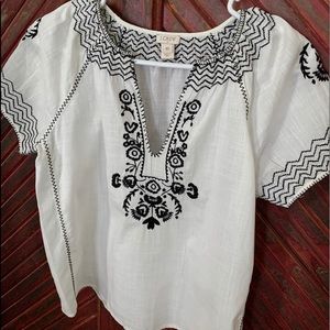 Boho!!! J Crew ❤️Perfect little peasant blouse!
